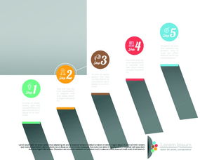 信息图表设计素材 矢量图片在商务金融与信息服务业务中的应用